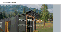 Desktop Screenshot of minimalisthomes.com