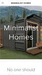 Mobile Screenshot of minimalisthomes.com